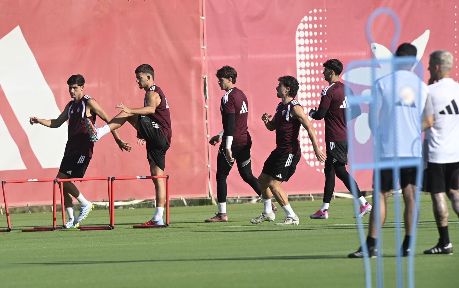 La primera sesión del Sevilla