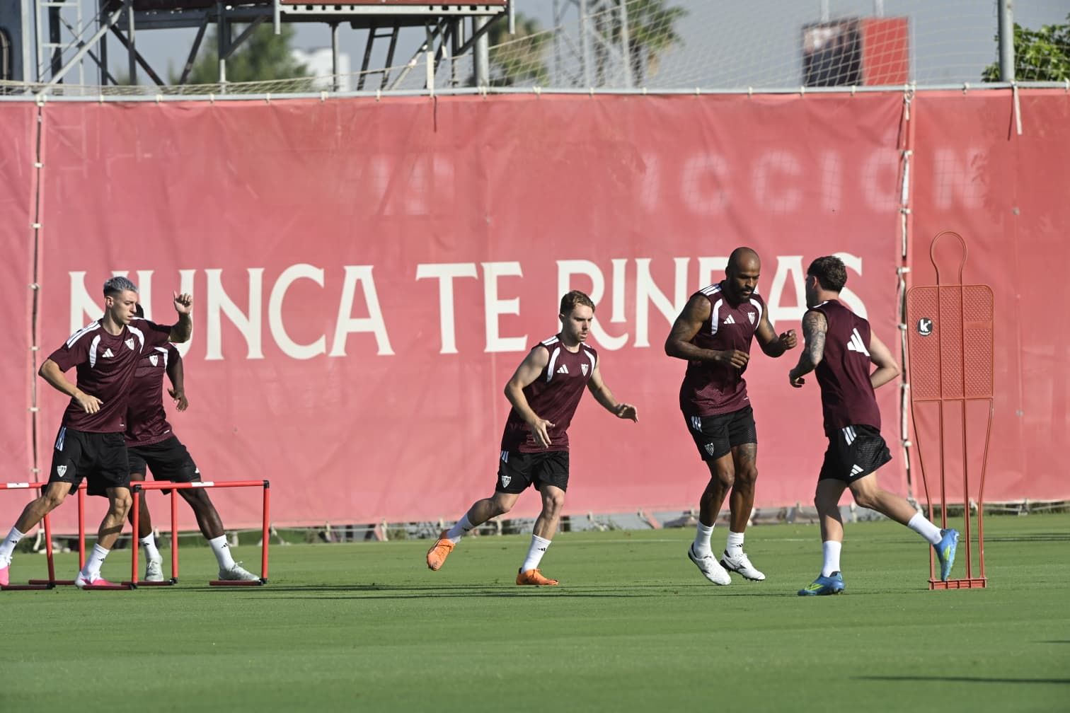 La primera sesión del Sevilla