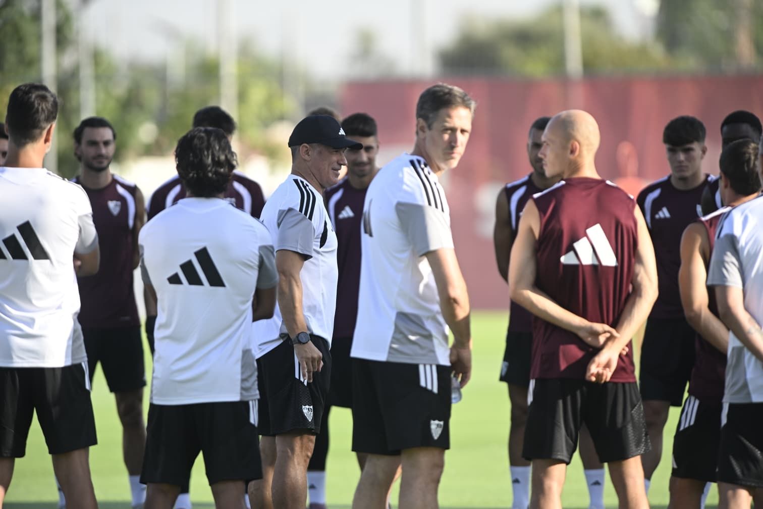 La primera sesión del Sevilla