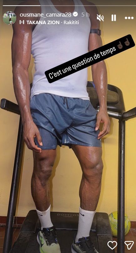 Ousmane Camara en redes sociales