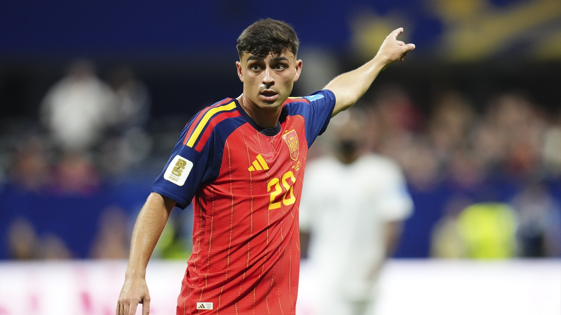Pedri, en un partido de España en el Mundial Pedri, en un partido de España en el Mundial