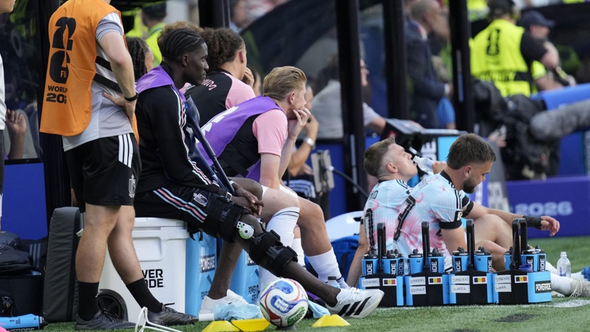 Amadou Onana lesionado en el Estados Unidos-Bélgica Amadou Onana lesionado en el Estados Unidos-Bélgica