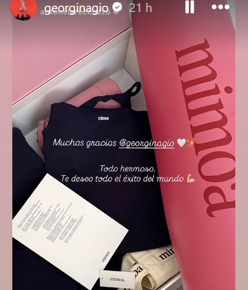 Antonela Roccuzzo comparte el regalo de Georgina Rodríguez en redes