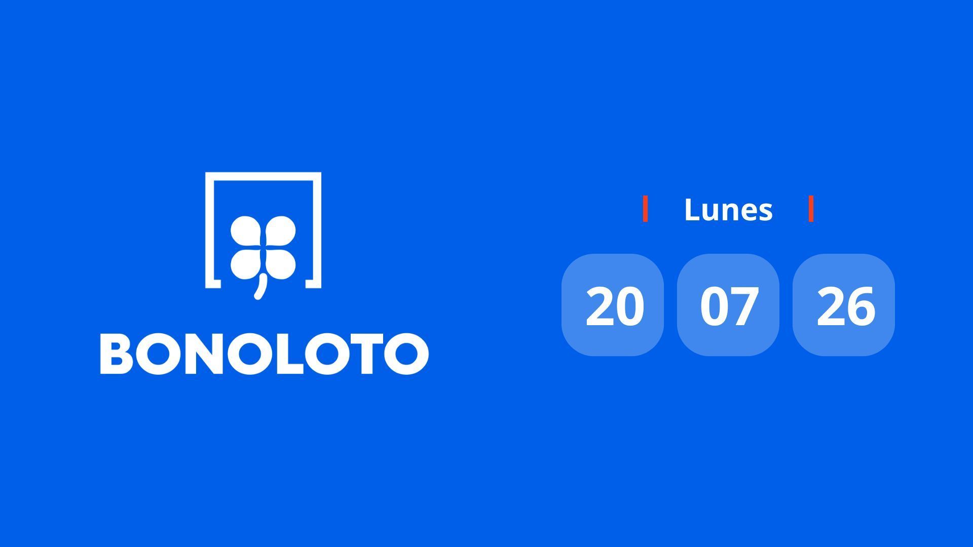 Comprobar Bonoloto: número premiado hoy lunes 20 de julio de 2026 Comprobar Bonoloto: número premiado hoy lunes 20 de julio de 2026