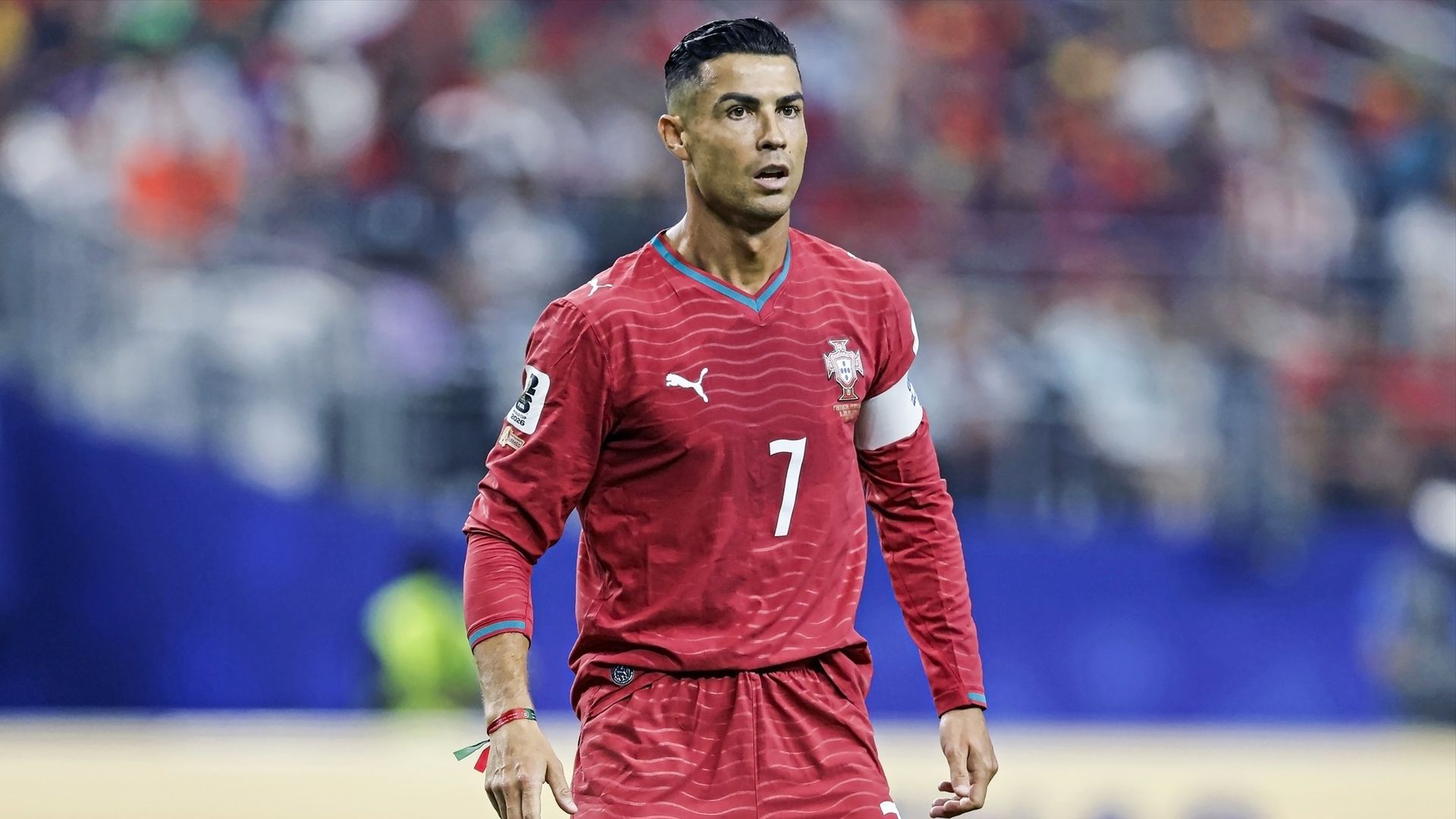 Cristiano Ronaldo en el partido contra España en el Mundial 2026 Cristiano Ronaldo en el partido contra España en el Mundial 2026