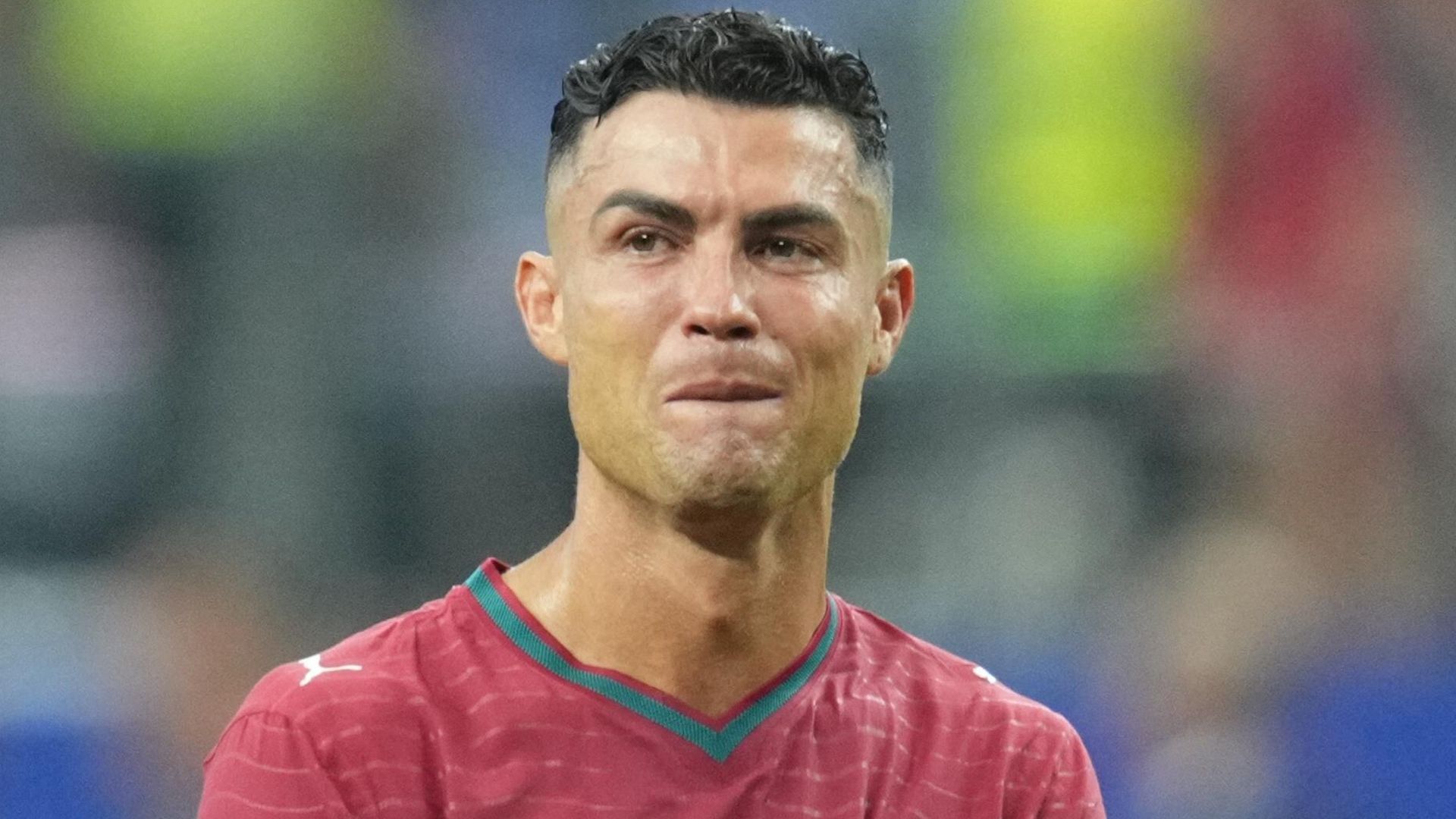 Cristiano Ronaldo tras su derrota frente a España