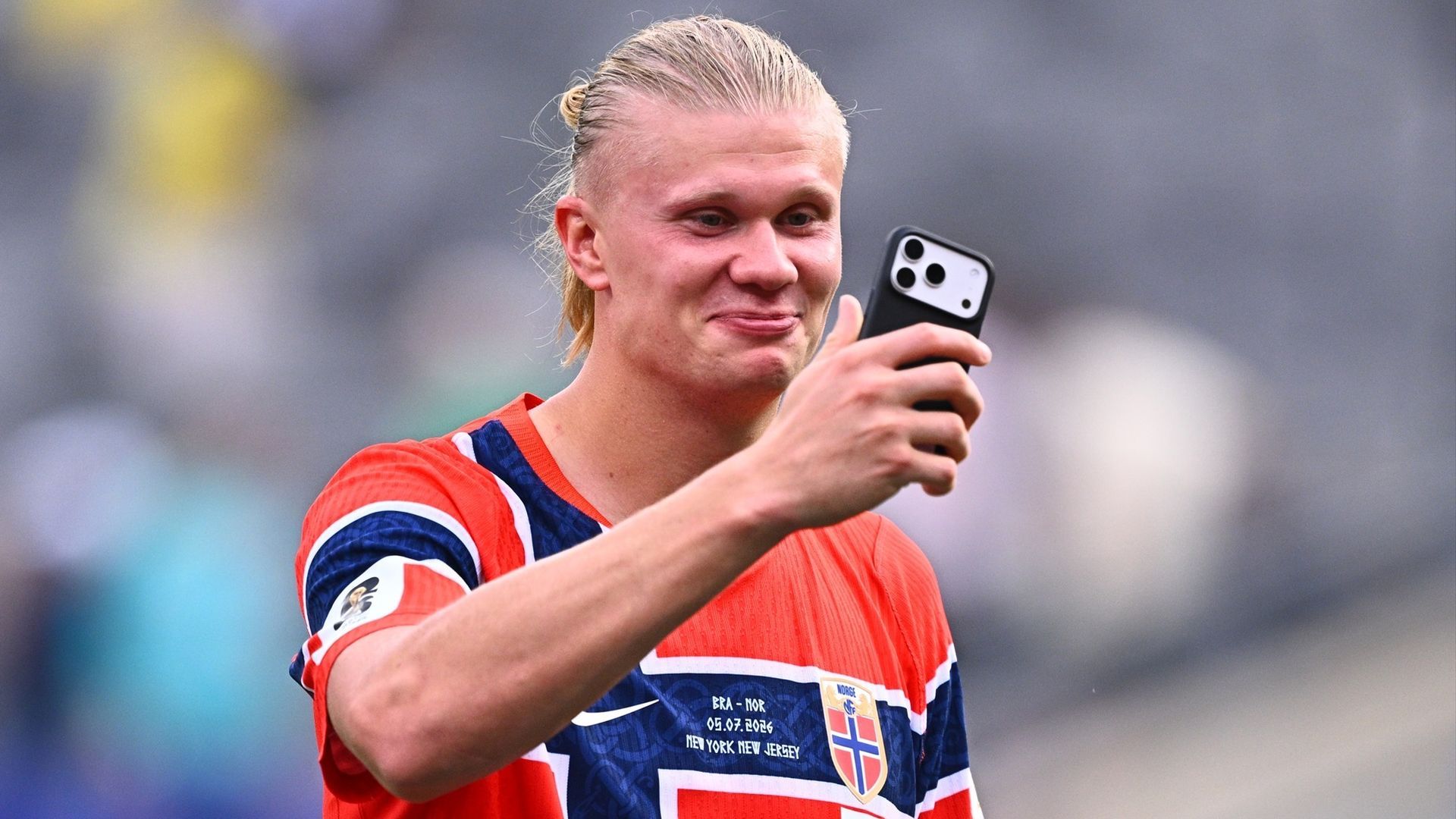 Erling Haaland después de eliminar a Brasil en el Mundial 2026 Erling Haaland después de eliminar a Brasil en el Mundial 2026