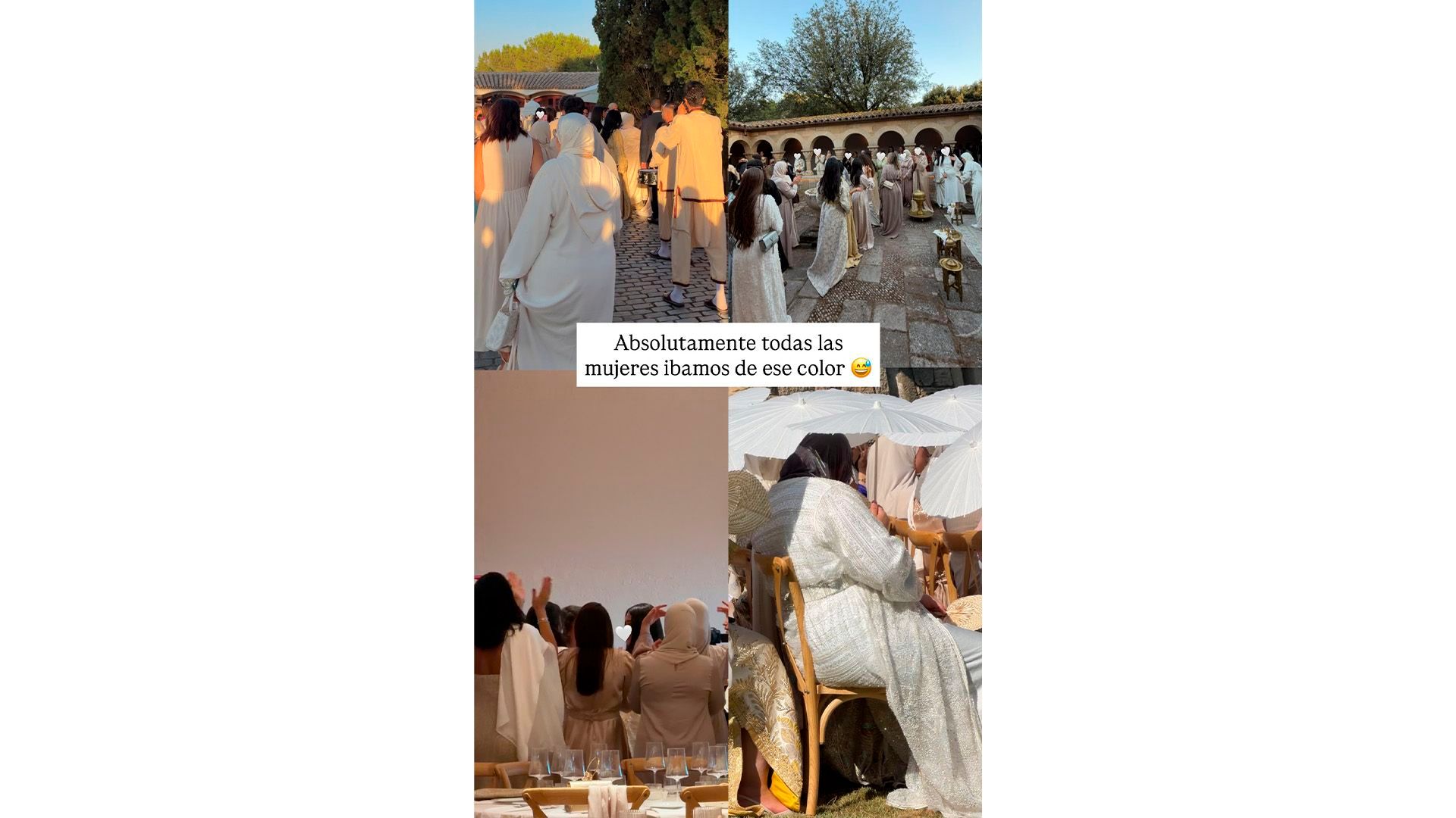 Fotos de la boda a la que han ido Claudia y Mario