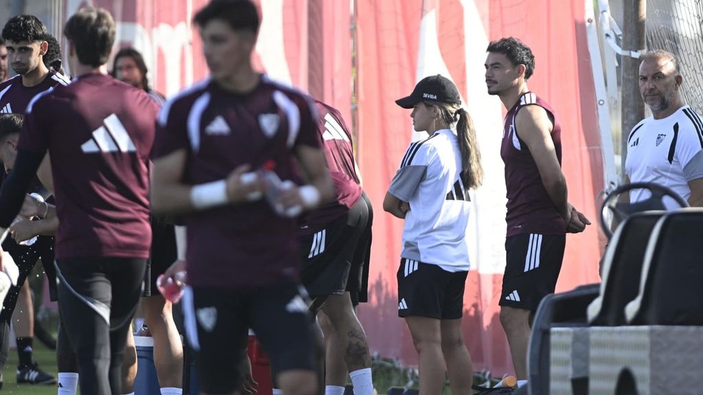 Gabriel Suazo reaparece en la ciudad deportiva del Sevilla