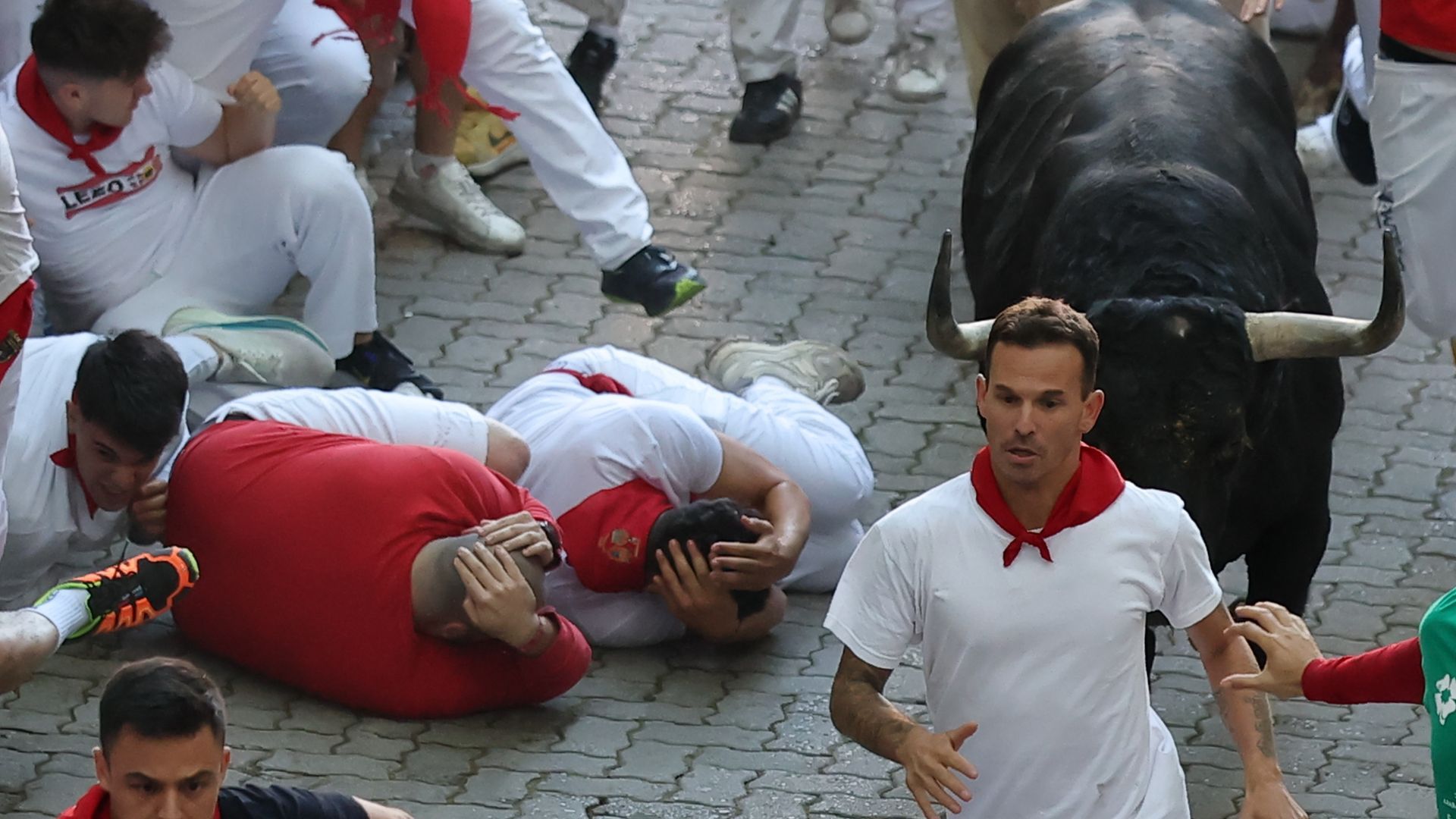 Los toros de Fuente Ymbro, protagonistas del primer encierro de los Sanfermines de 2026