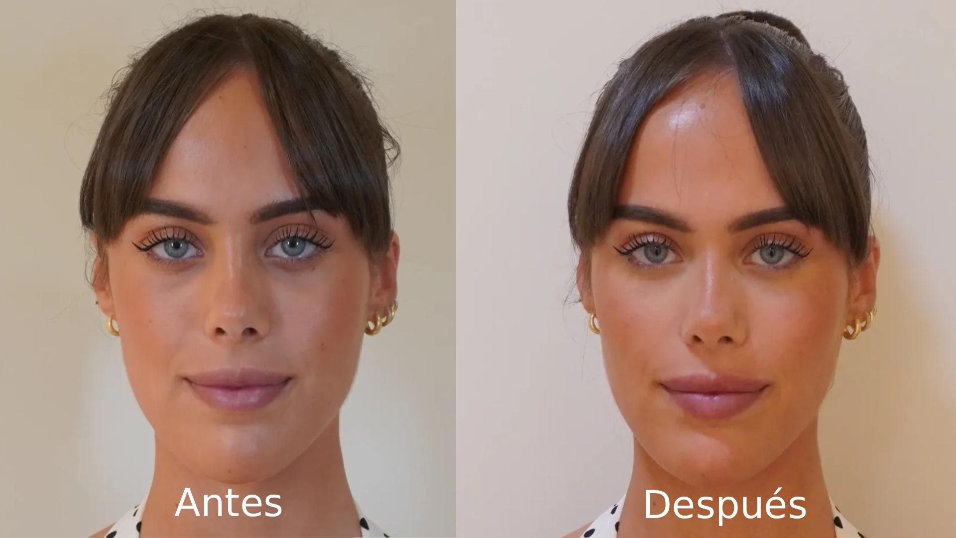 El antes y el después de Andrea Canel