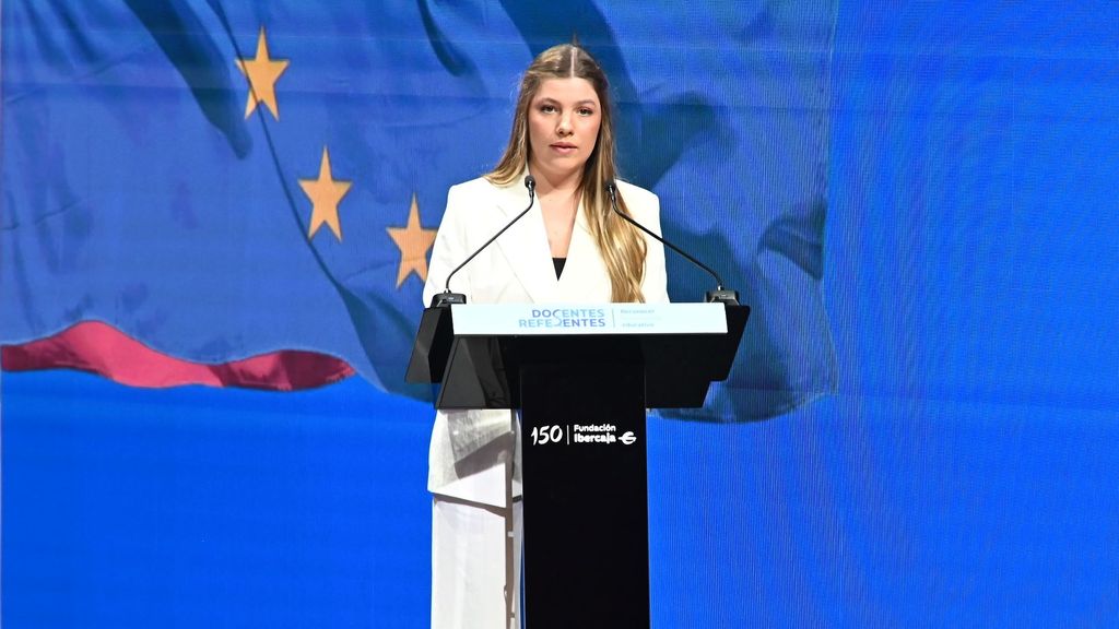 El discurso completo de la infanta Sofía en la entrega de las ayudas 'Docentes Referentes': "Nadie elige enseñar por dinero"
