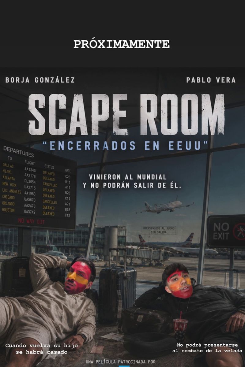 El toque de humor de Borja a la pesadilla que están viviendo en el aeropuerto