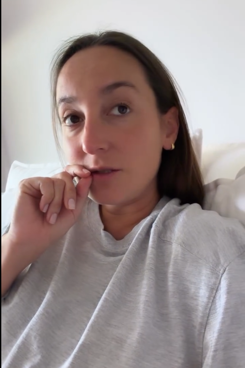 Lucía Pombo cuenta el susto que ha tenido