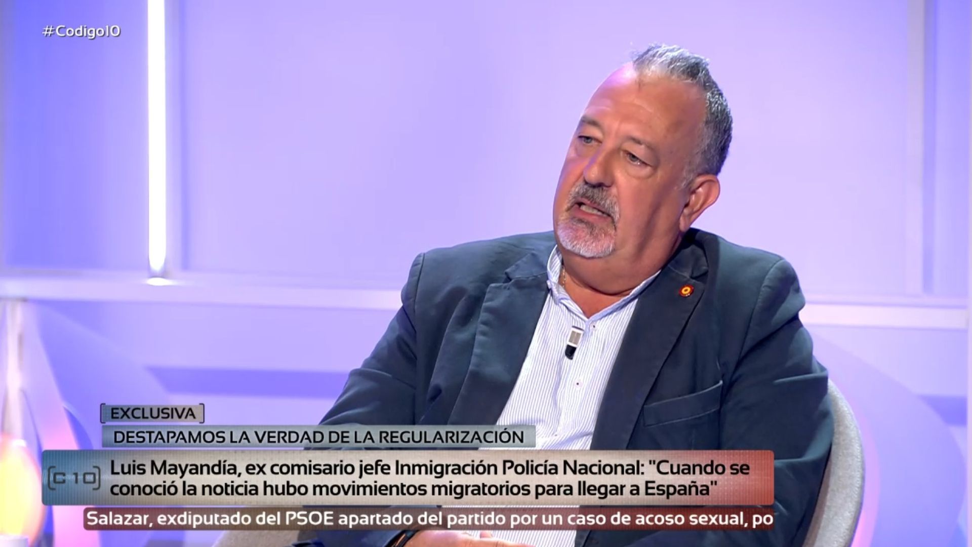Luis Mayandía, excomisario jefe Inmigración Policía Nacional: "Cuando se conoció la noticia hubo movimientos migratorios para llegar a España"