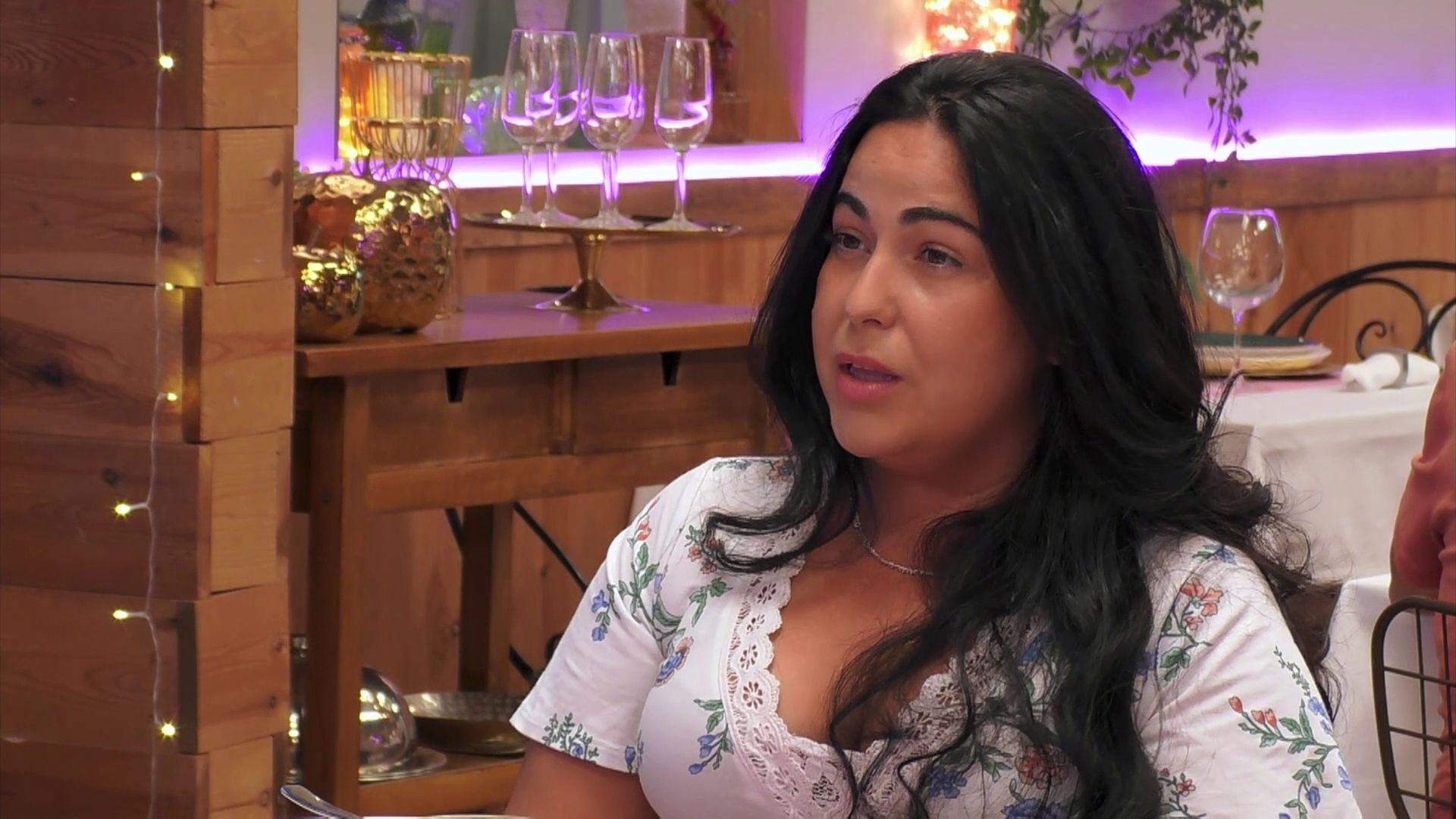 Mary a su cita de ‘First Dates’ sobre sus malas experiencias en el amor
