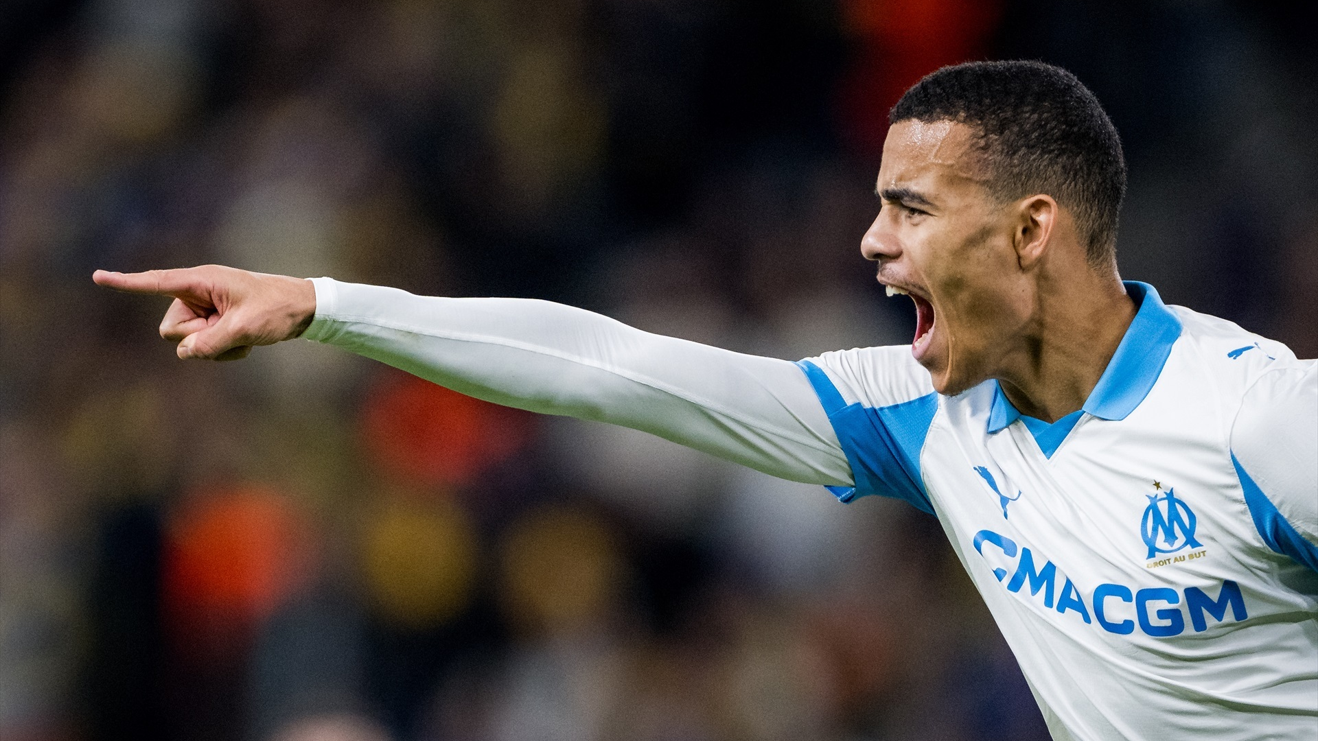 Mason Greenwood, en un partido con el Olympique de Marsella Mason Greenwood, en un partido con el Olympique de Marsella