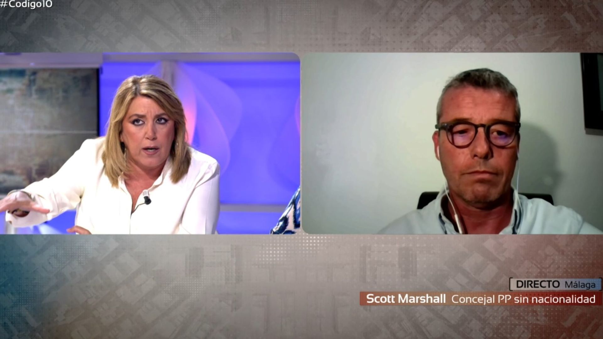 Susana Díaz pone contra las cuerdas a Scott Marshall, el concejal del PP al que niegan la nacionalidad: "¿Has querido hacer la prueba?"