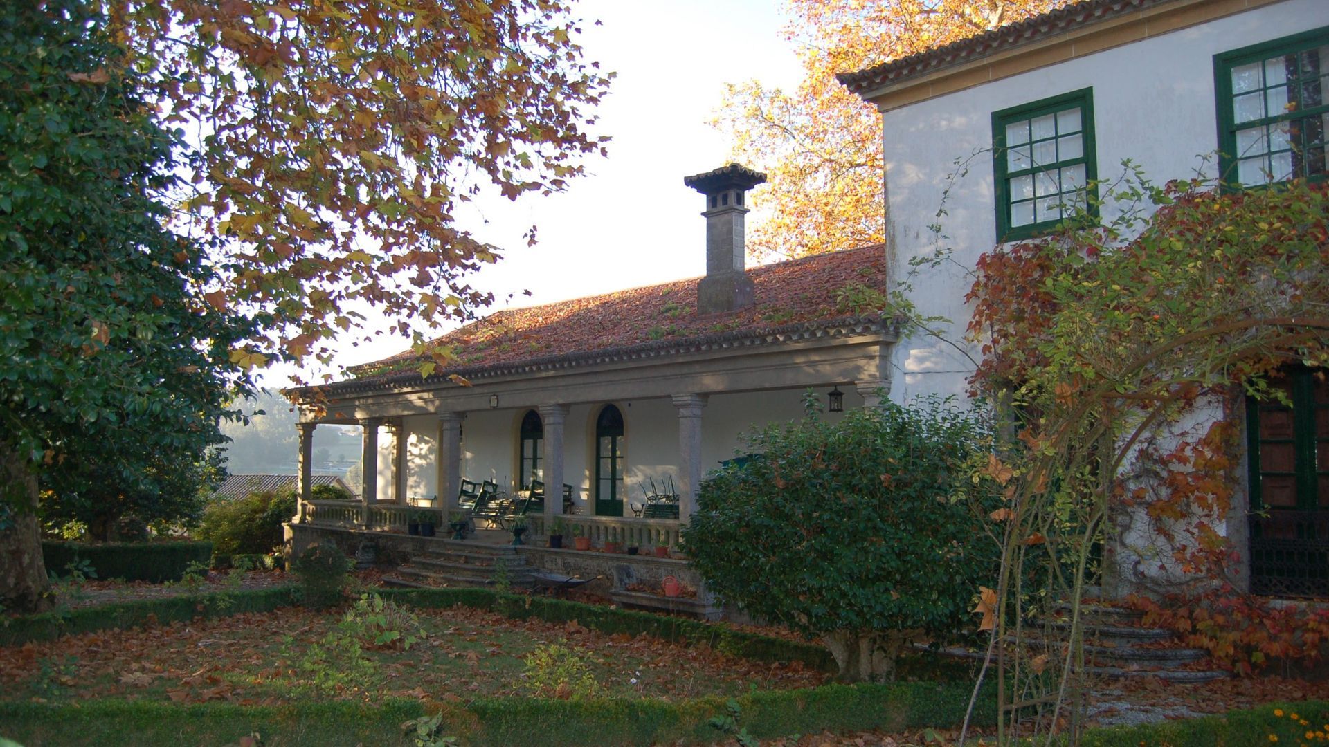 Vista exterior del pazo