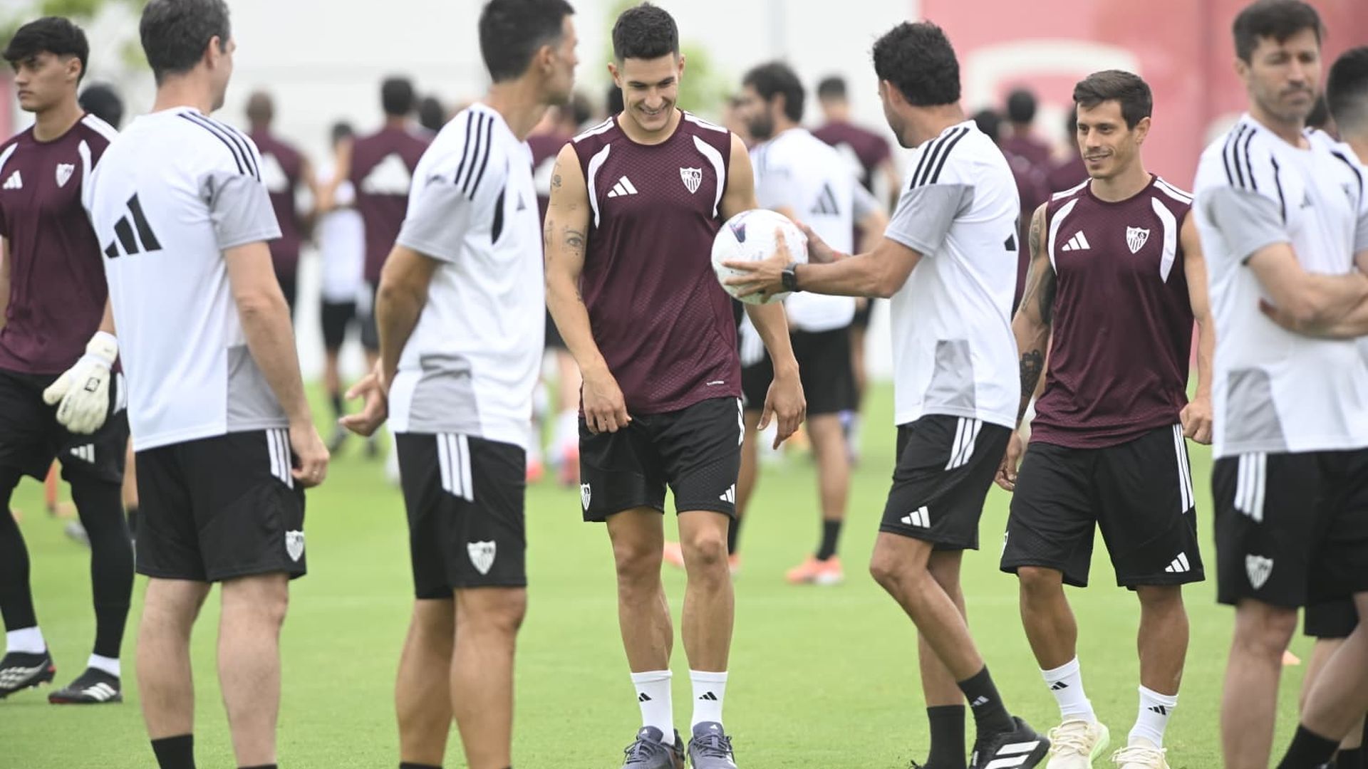 Castrín y Alfon, en el entrenamiento