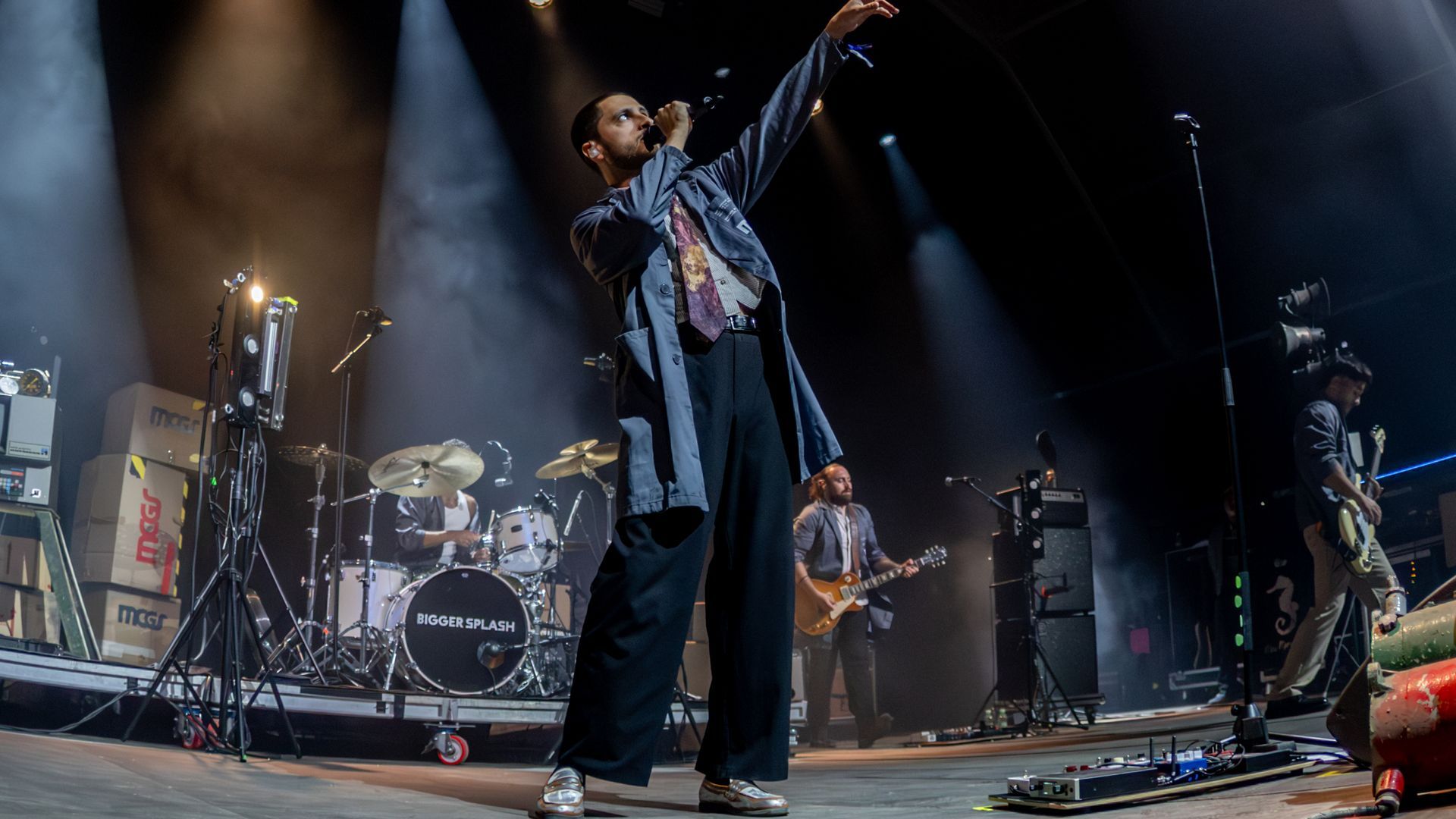 El grupo musical Arde Bogotá durante su actuación en el Mad Cool 2026