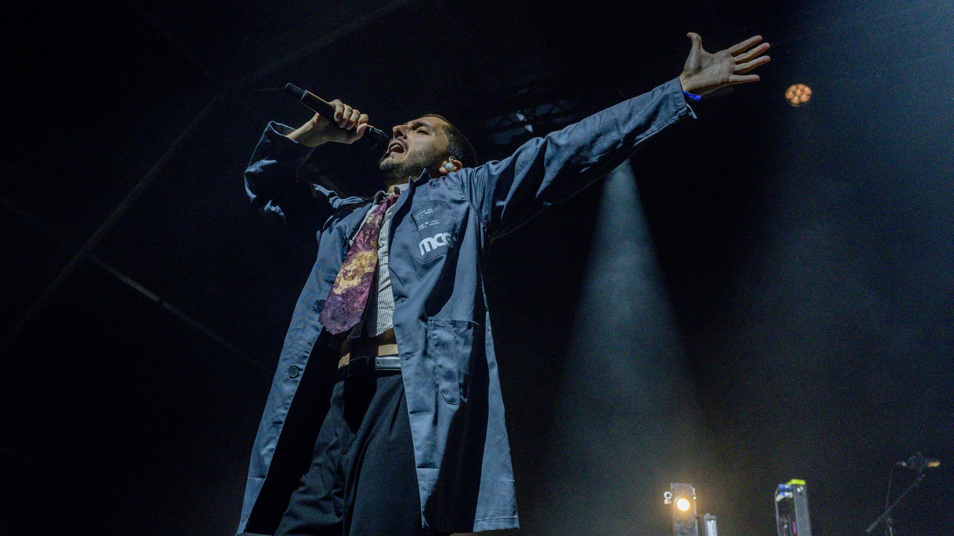 El grupo musical Arde Bogotá durante su actuación en el Mad Cool 2026