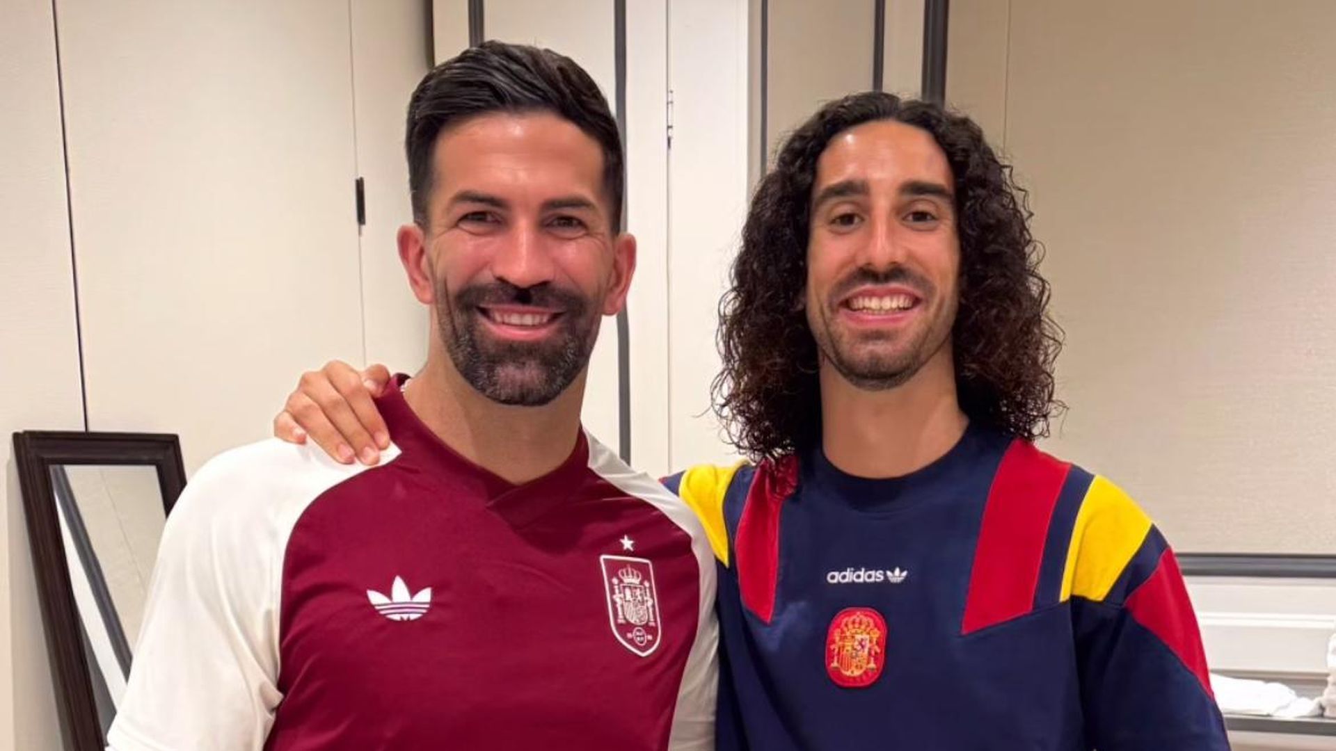 Fernando con Cucurella en Atlanta Fernando con Cucurella en Atlanta