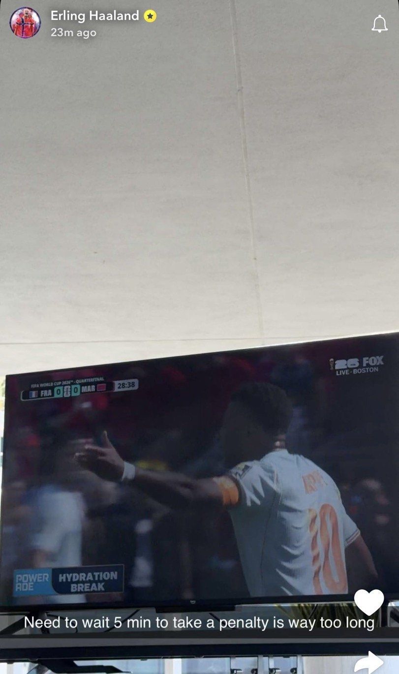 Haaland apoya a Mbappé tras el penalti eterno del Mundial 2026