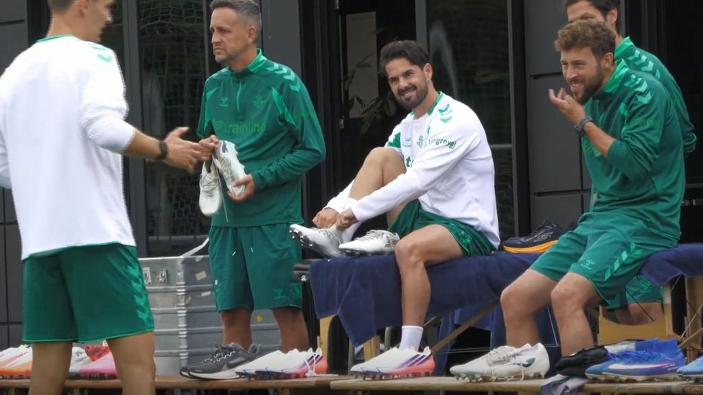 Primer entrenamiento del Betis en Alemania