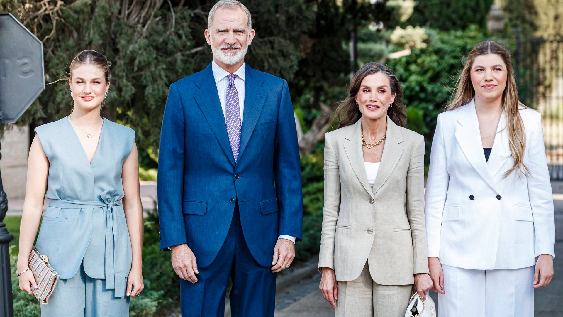 Los reyes Felipe VI y Letizia y la princesa Leonor han apoyado a la infanta Sofía en el día de su primer discurso