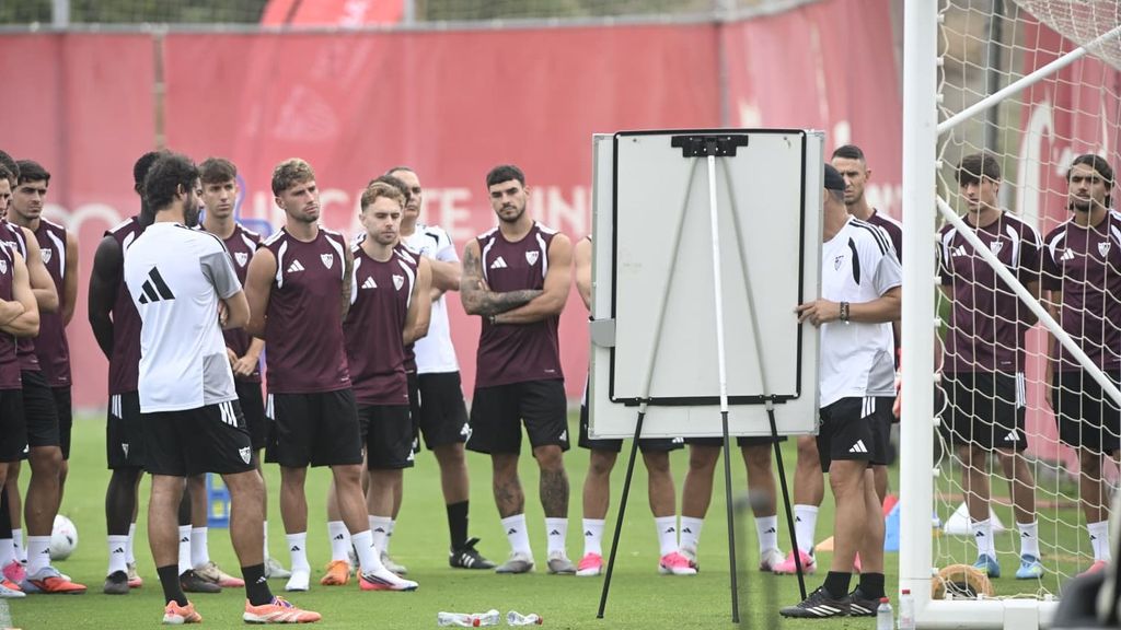 Entrenamiento del Sevilla FC