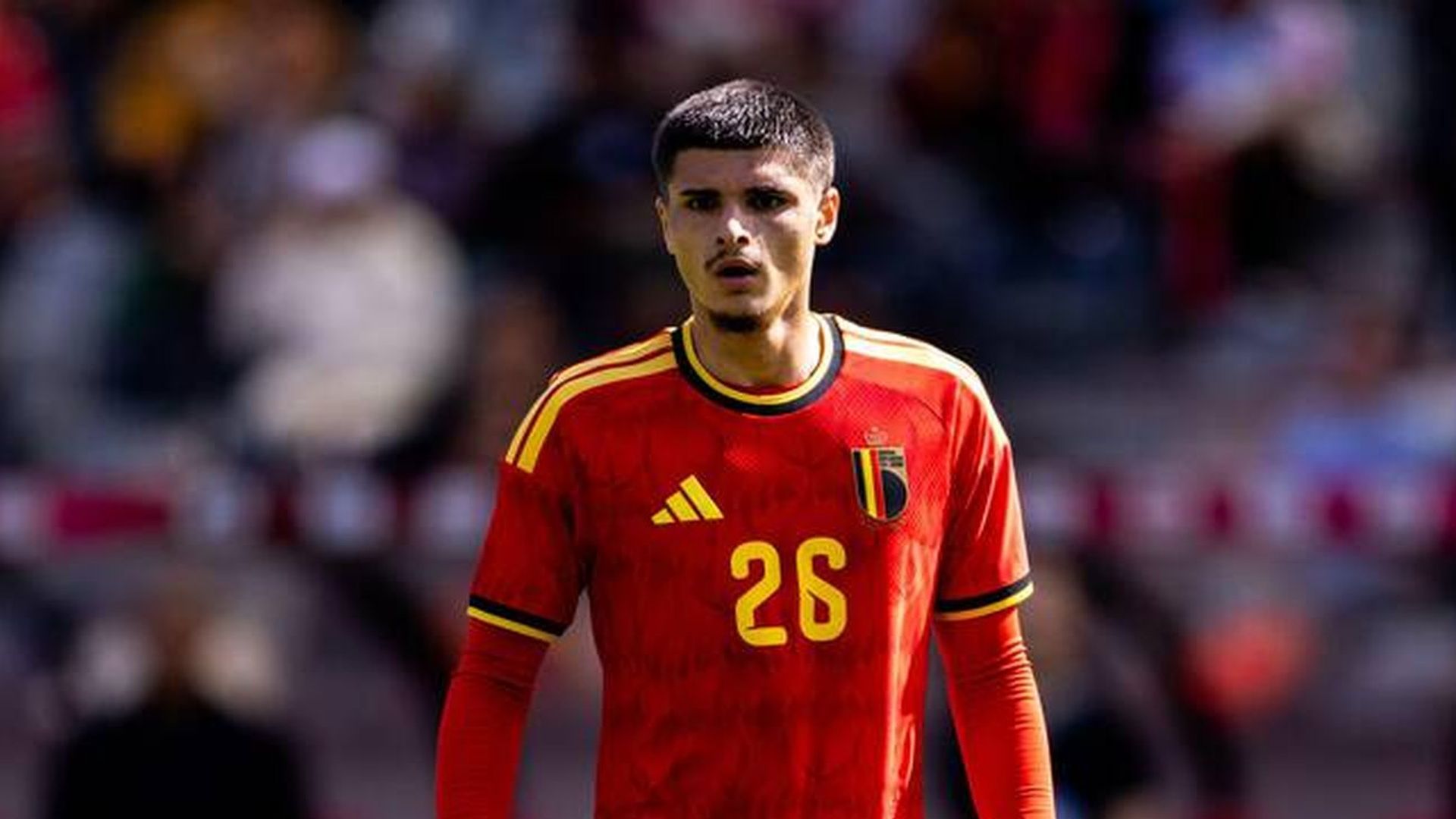 Matías Fernández-Pardo durante un partido con Bélgica Matías Fernández-Pardo durante un partido con Bélgica
