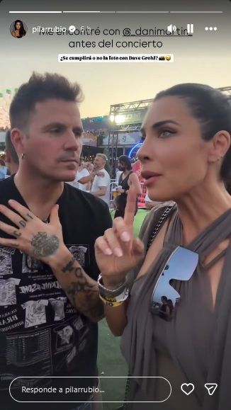 Pilar Rubio y Dani Martín en el Mad Cool