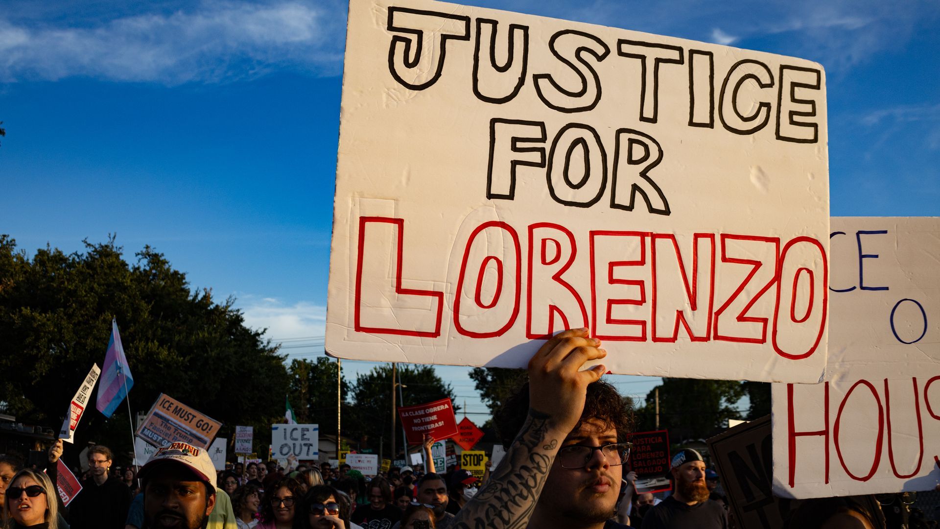 Protestas contra el ICE en Houston
