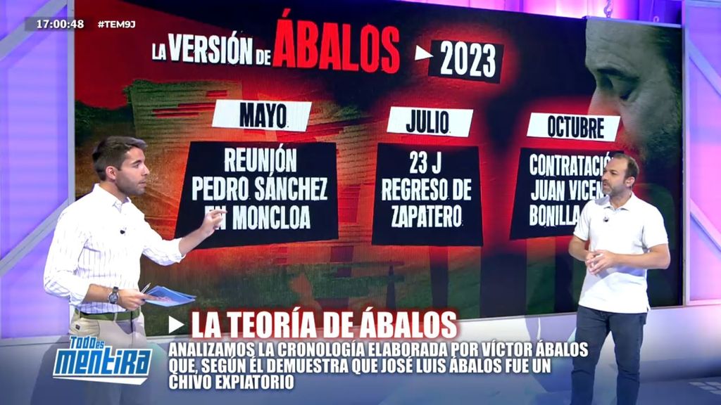La cronología con la que Víctor Ábalos sostiene que su padre fue utilizado como 'cabeza de turco': "Es único en la televisión en España"