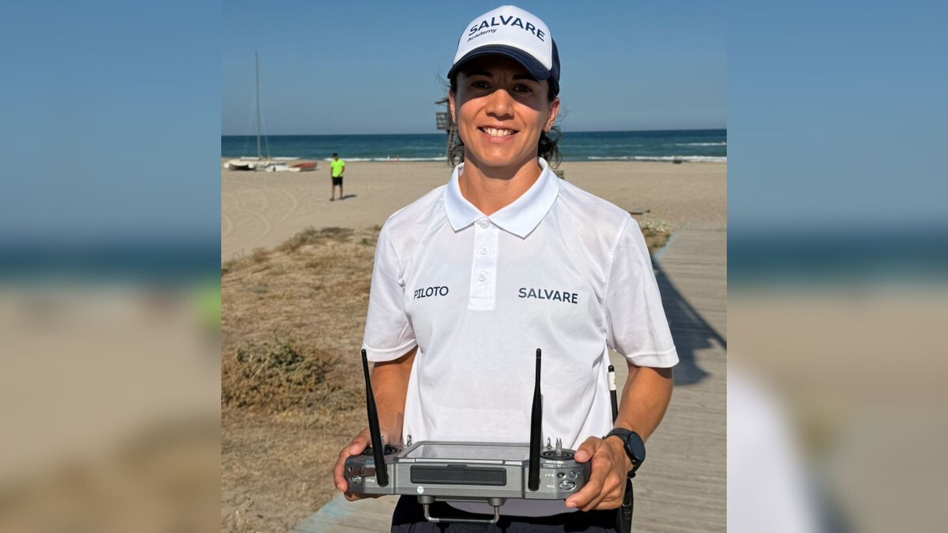 Ainara Acevedo, piloto drones salvamento