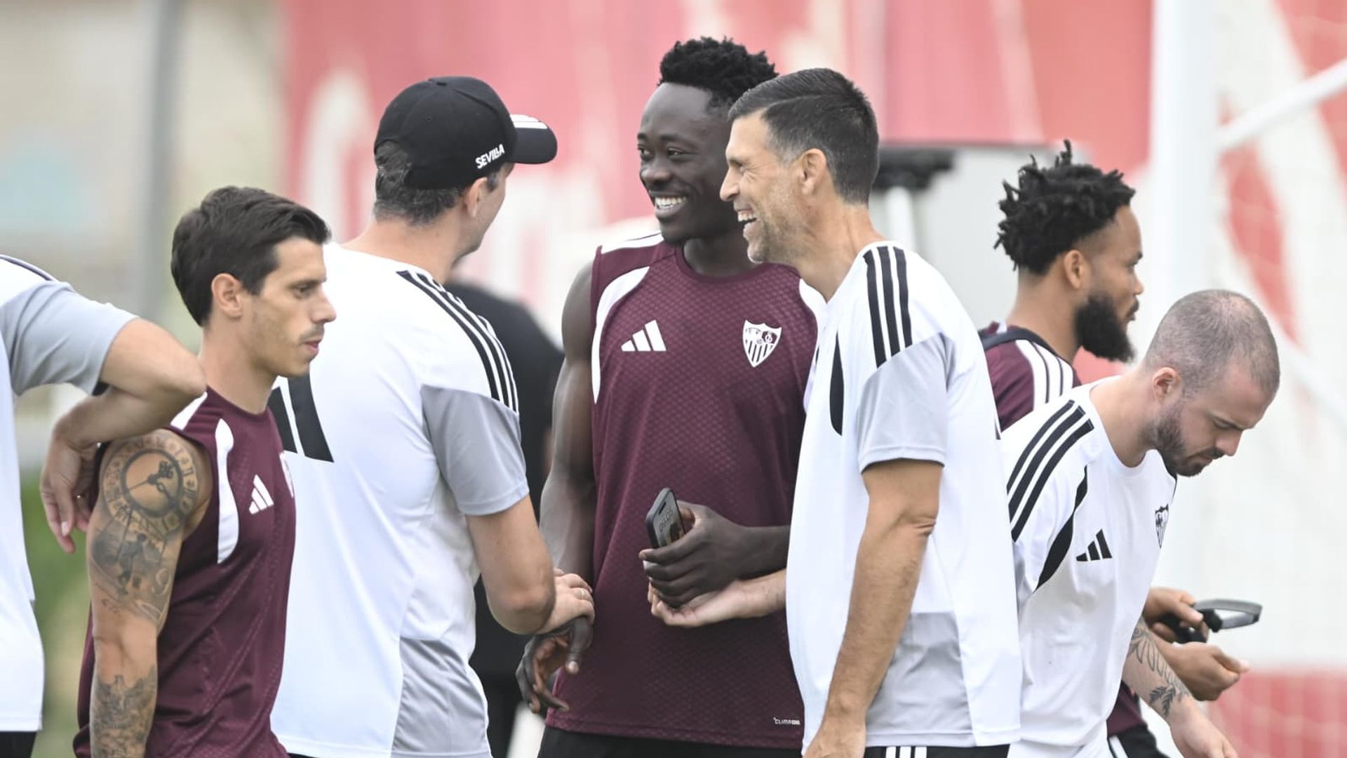 Akor Adams, en el entrenamiento