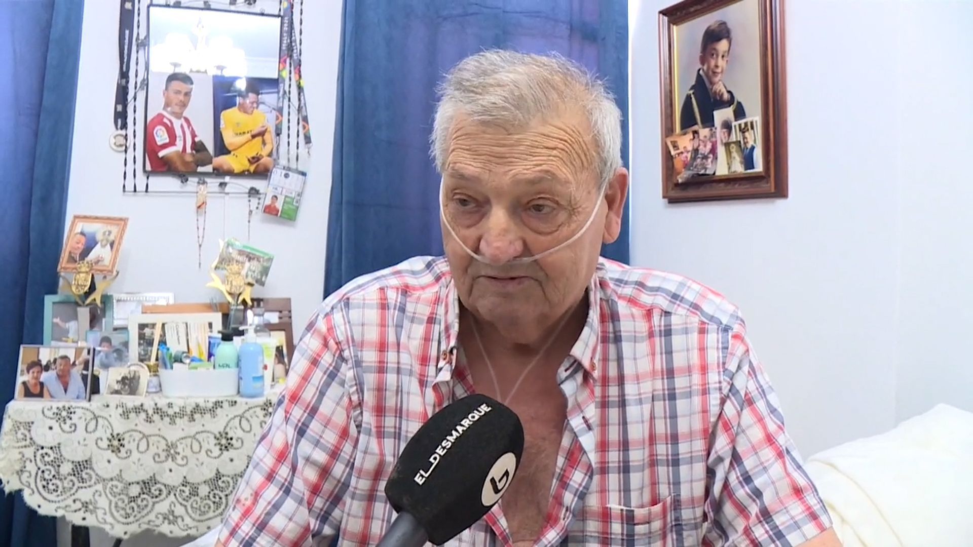 Antonio, el abuelo de Pedro Porro, con ElDesmarque