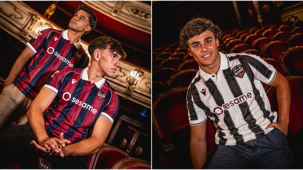 El Levante UD presenta sus camisetas