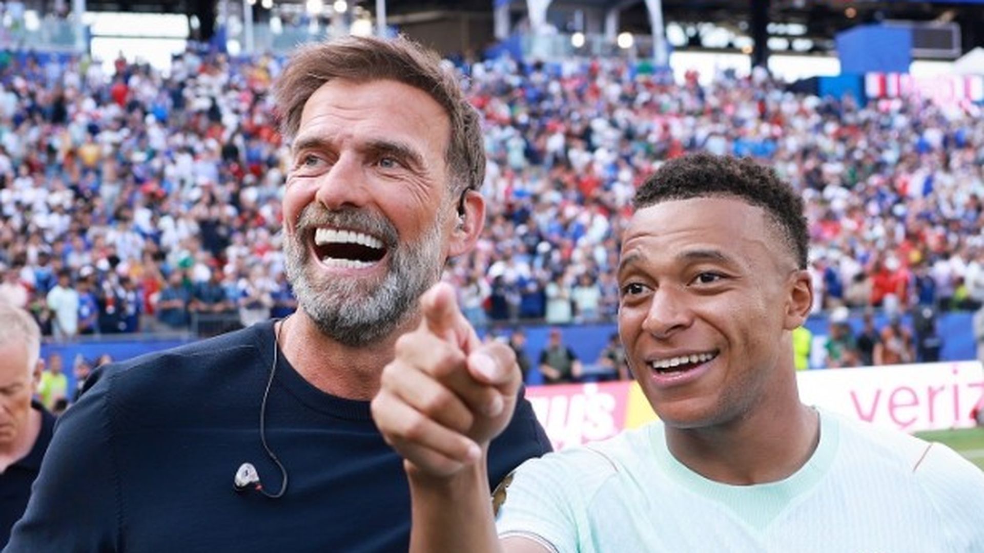 Jürgen Klopp y Kylian Mbappé después del Francia - Marruecos del Mundial 2026 Jürgen Klopp y Kylian Mbappé después del Francia - Marruecos del Mundial 2026