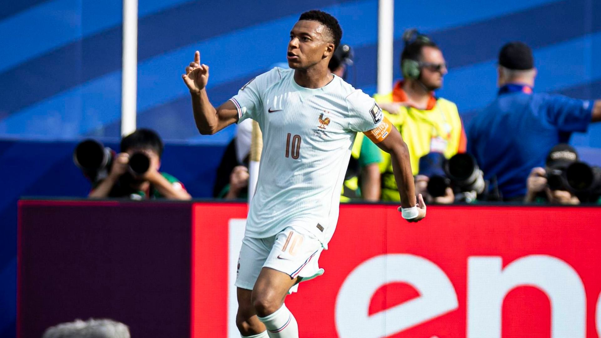 Kylian Mbappé celebra su gol en el Francia-Marruecos del Mundial Kylian Mbappé celebra su gol en el Francia-Marruecos del Mundial