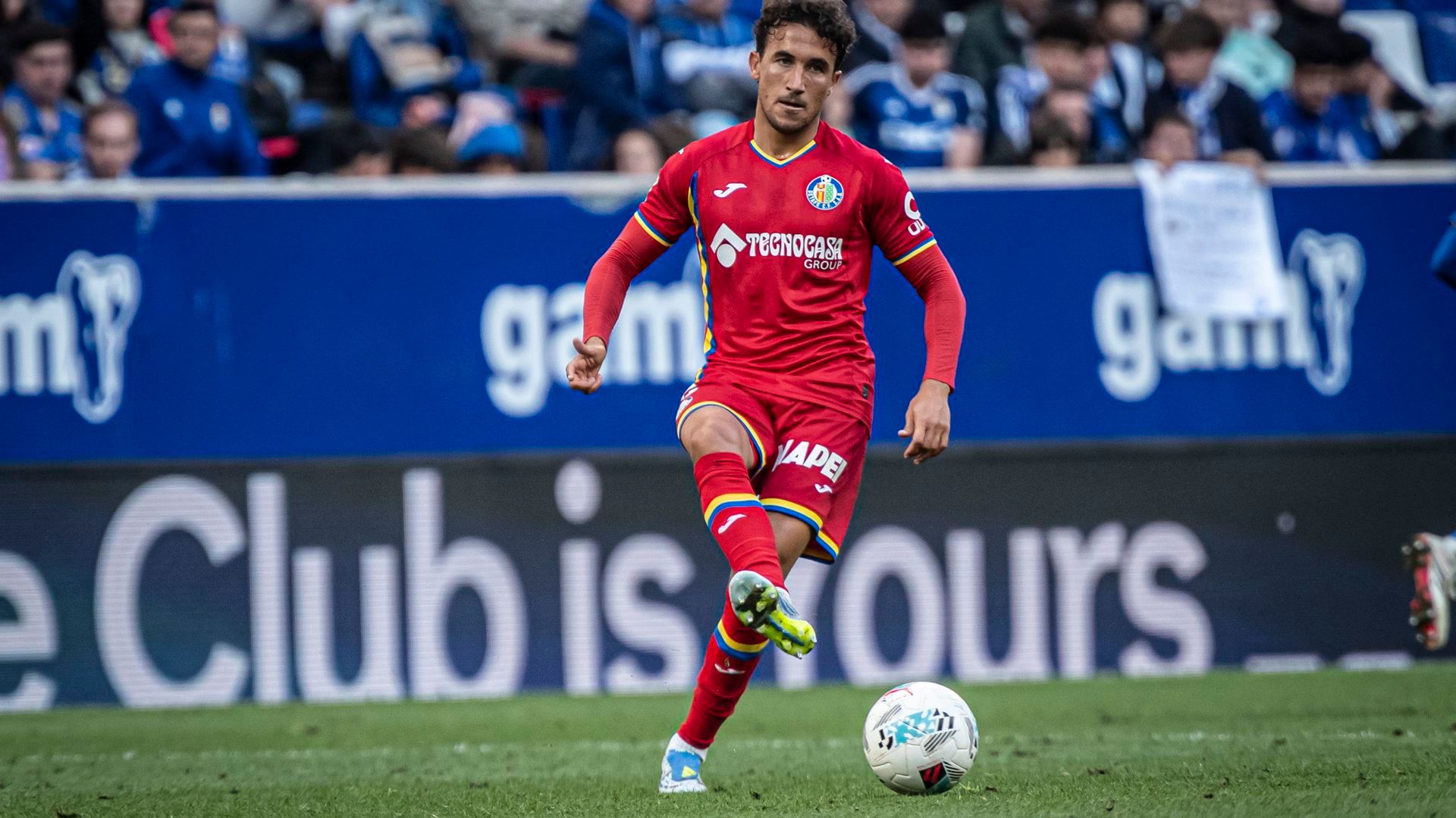 Luis Milla, durante un partido del Getafe CF Luis Milla, durante un partido del Getafe CF