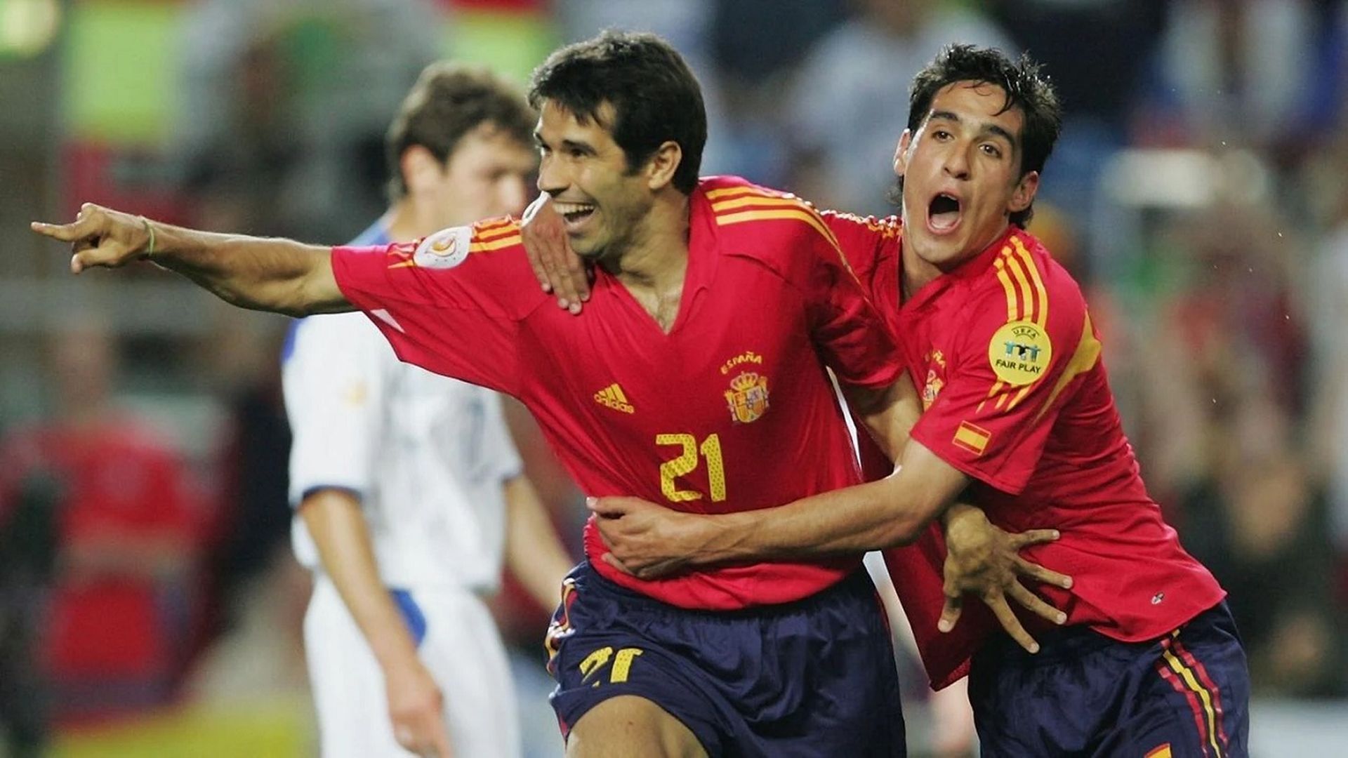 Valerón en la EURO 2004 Valerón en la EURO 2004