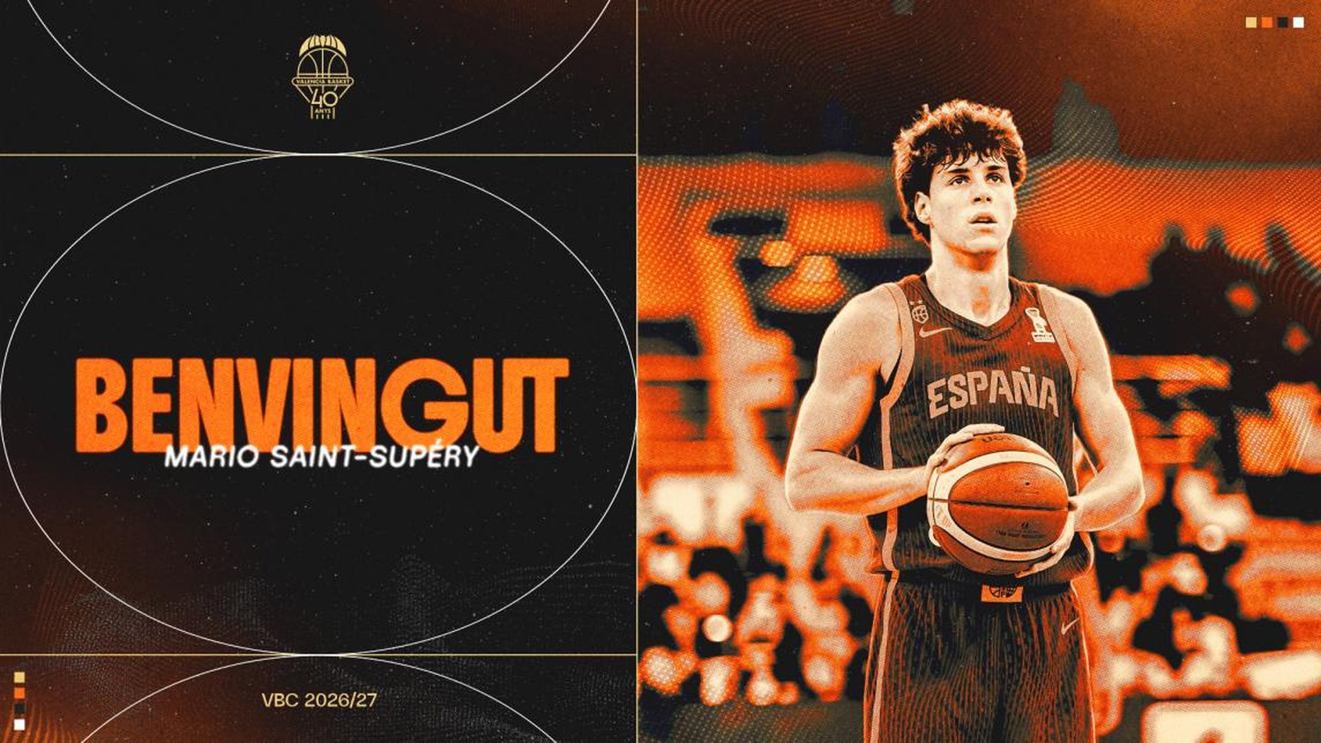 Mario Saint-Supéry, talento nacional para Valencia Basket