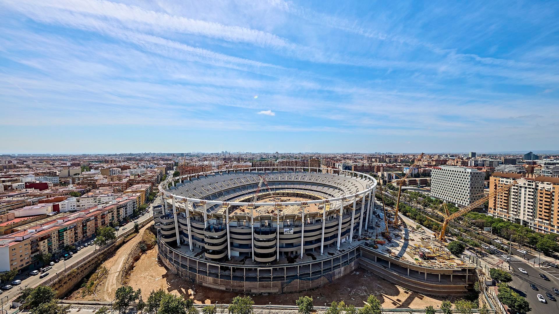 Vista reciente del Nou Mestalla