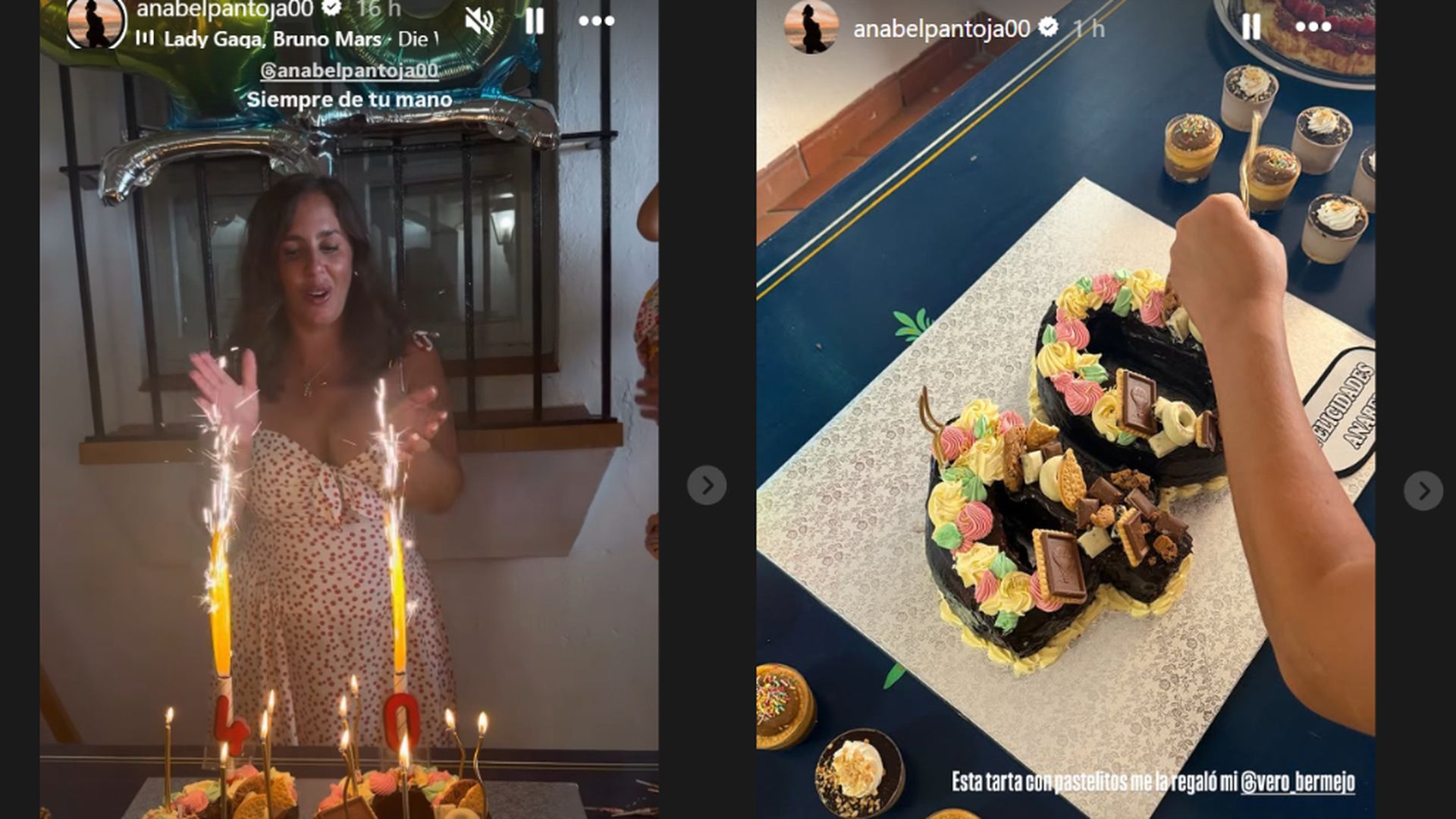 Anabel Pantoja y la trata de su cumpleaños
