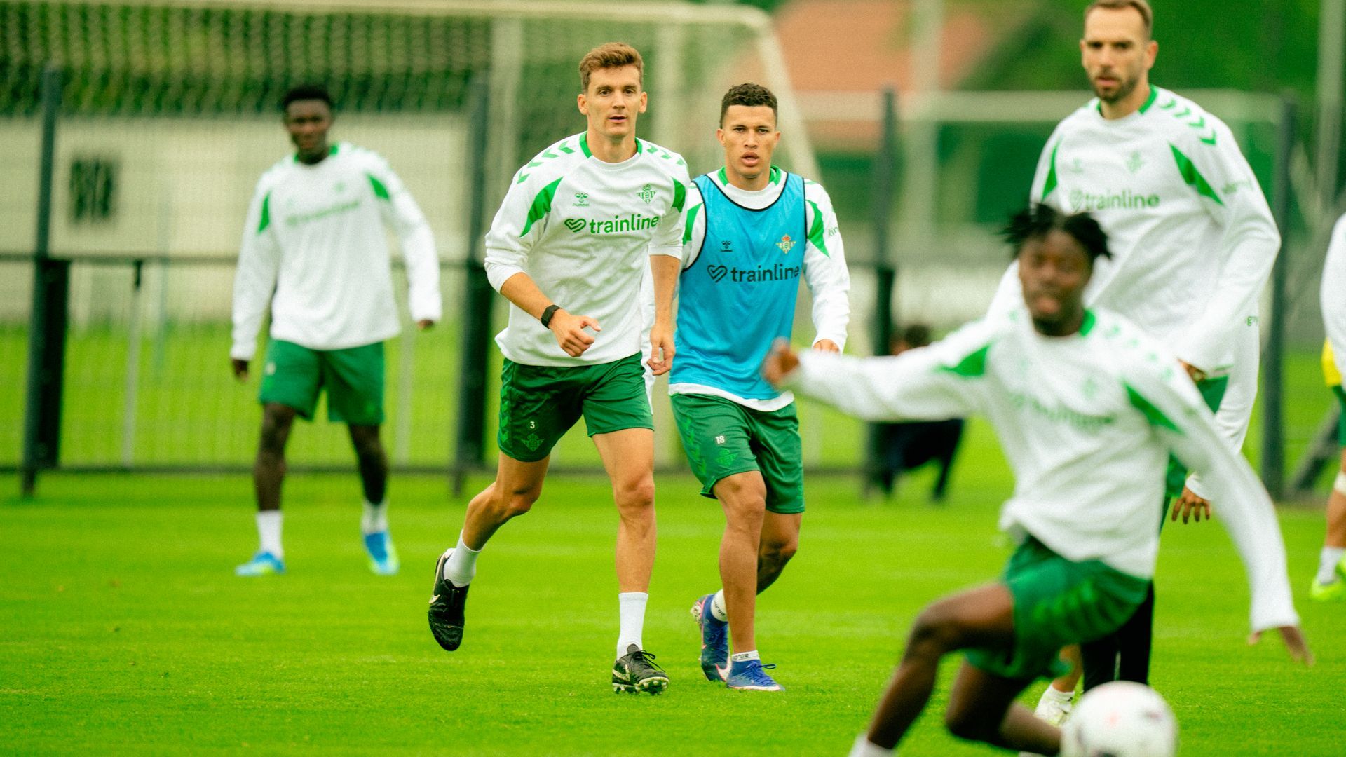 Diego Llorente y Deossa, en la concentración de Alemania
