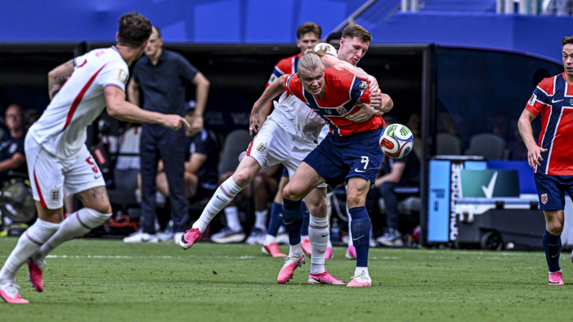 Haaland, con Noruega