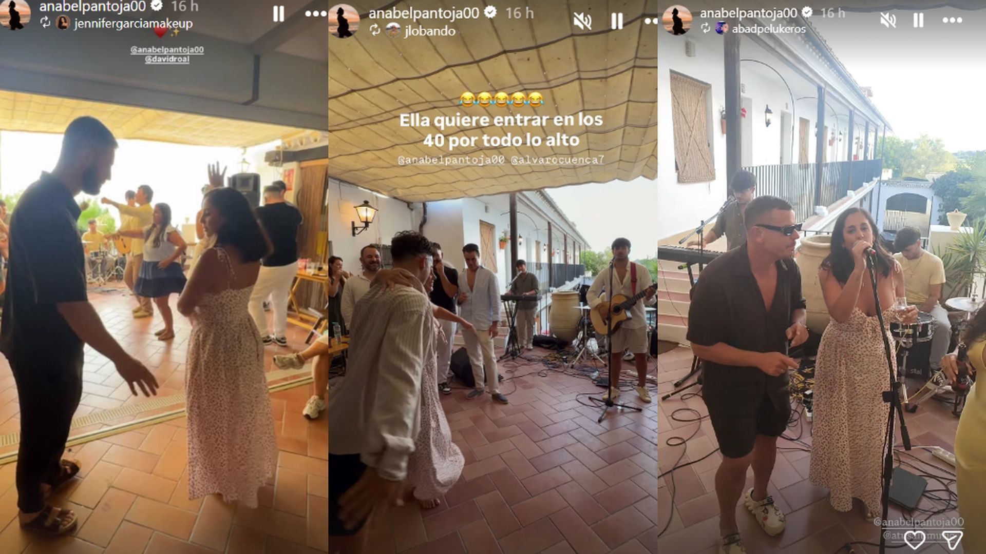 La fiesta de cumpleaños de Anabel Pantoja