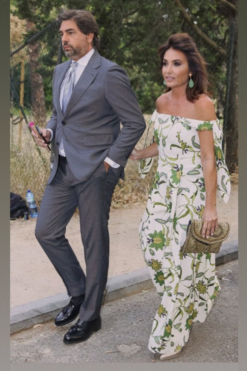 Marián Camino en la boda de Patricia Cerezo